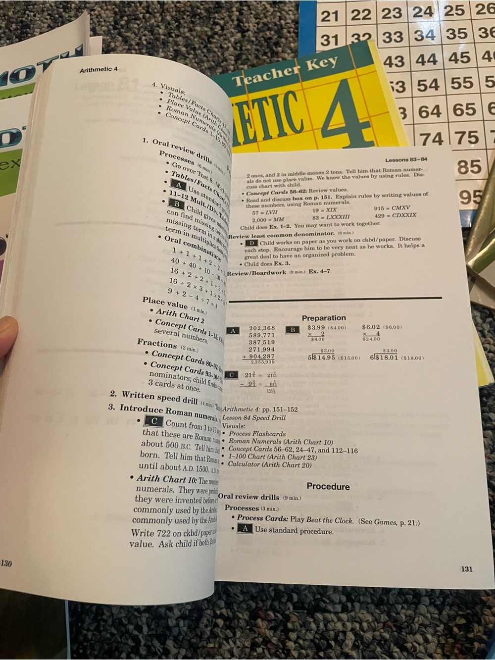 Homeschool Math Bundle - Three Test Sheets Used - Picture 6 of 14